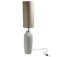 Floor lamp Narros grey, beige/gray, H90cm, D26cm, E27 60W(MAX)