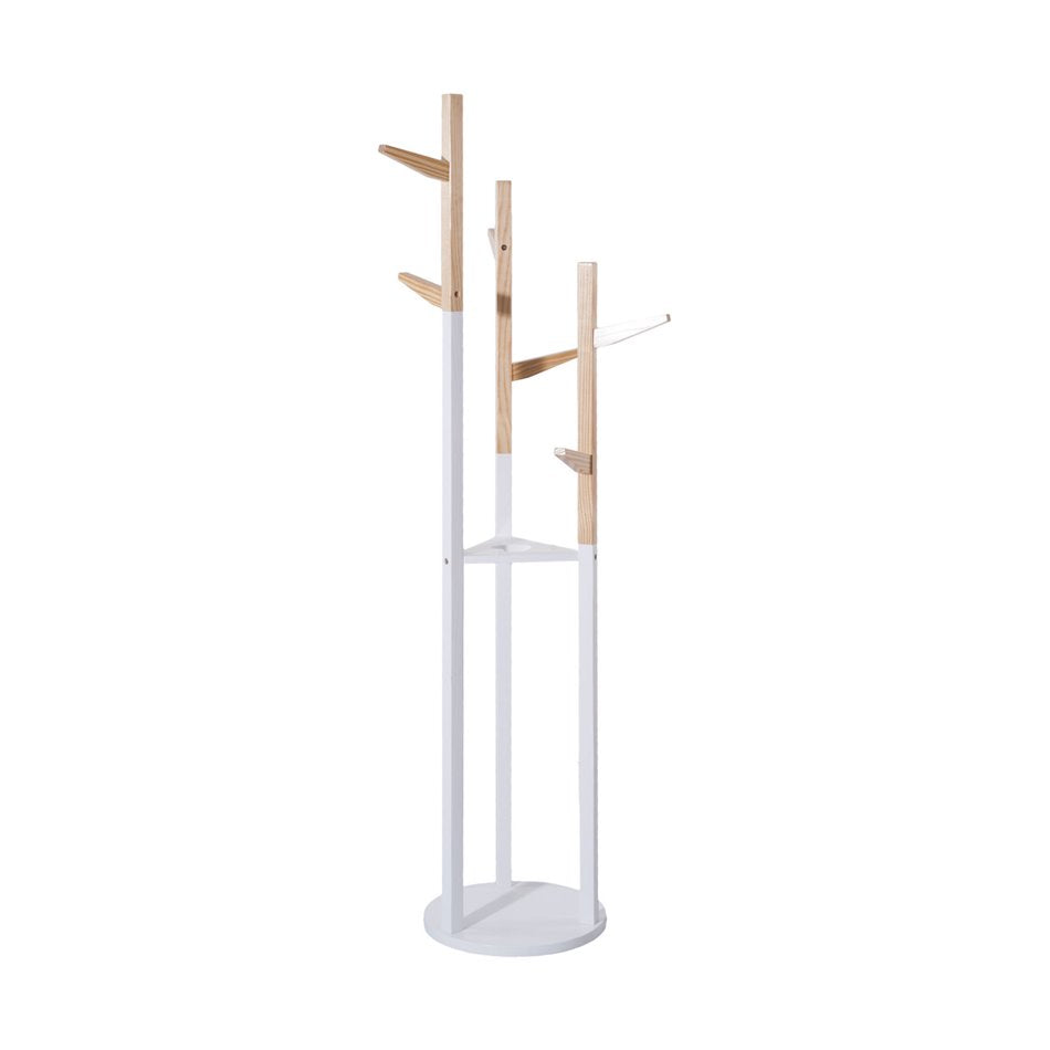 Coat stand Kid, wooden/MDF, H135x30x30cm