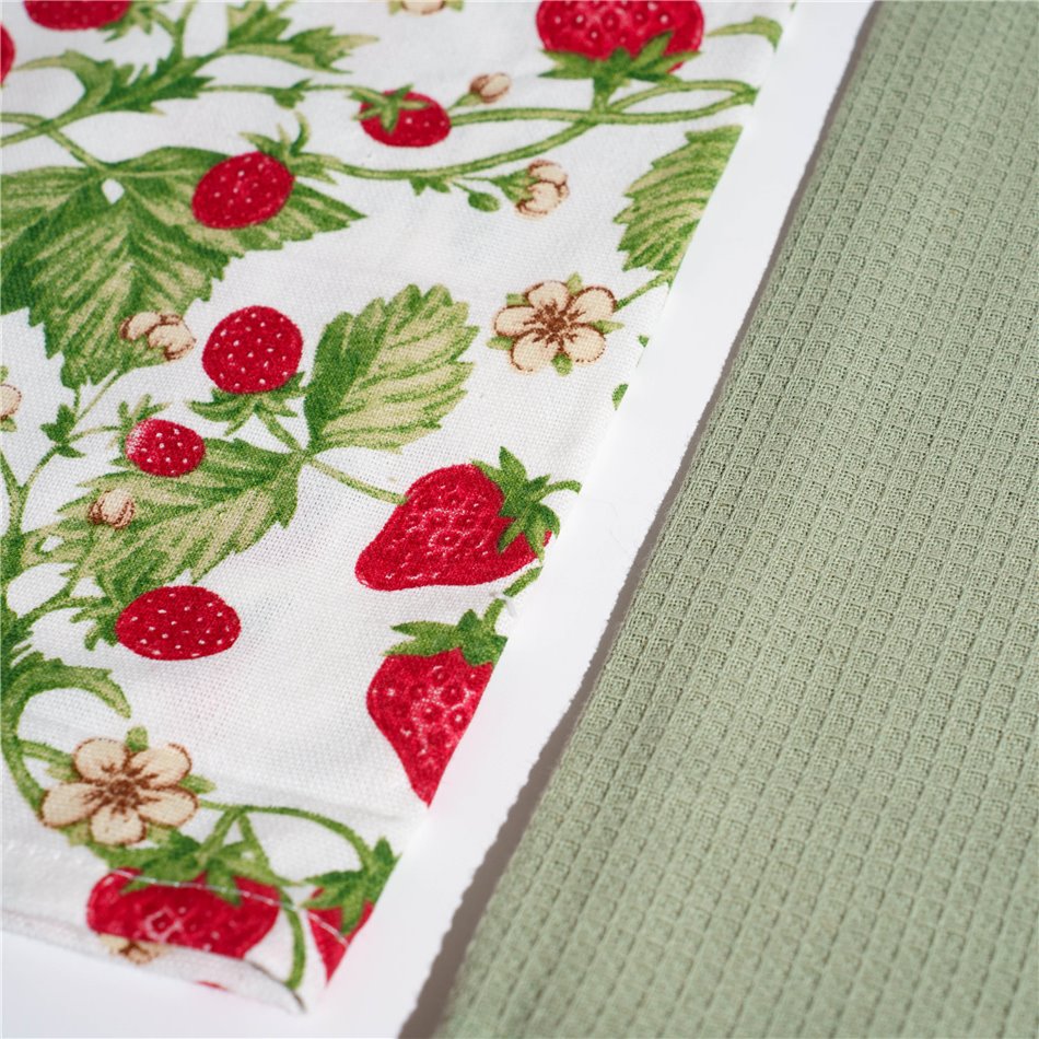 Kitchen towel Strawberry set of 3 pcs., 45x65cm