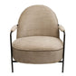 Lounge chair Oterro, 120 beige/dark gray, H76x58x73cm, seat height 36cm