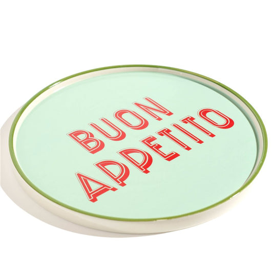 Plate Buon Appetito Mint, D25.5cm
