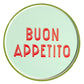 Plate Buon Appetito Mint, D25.5cm