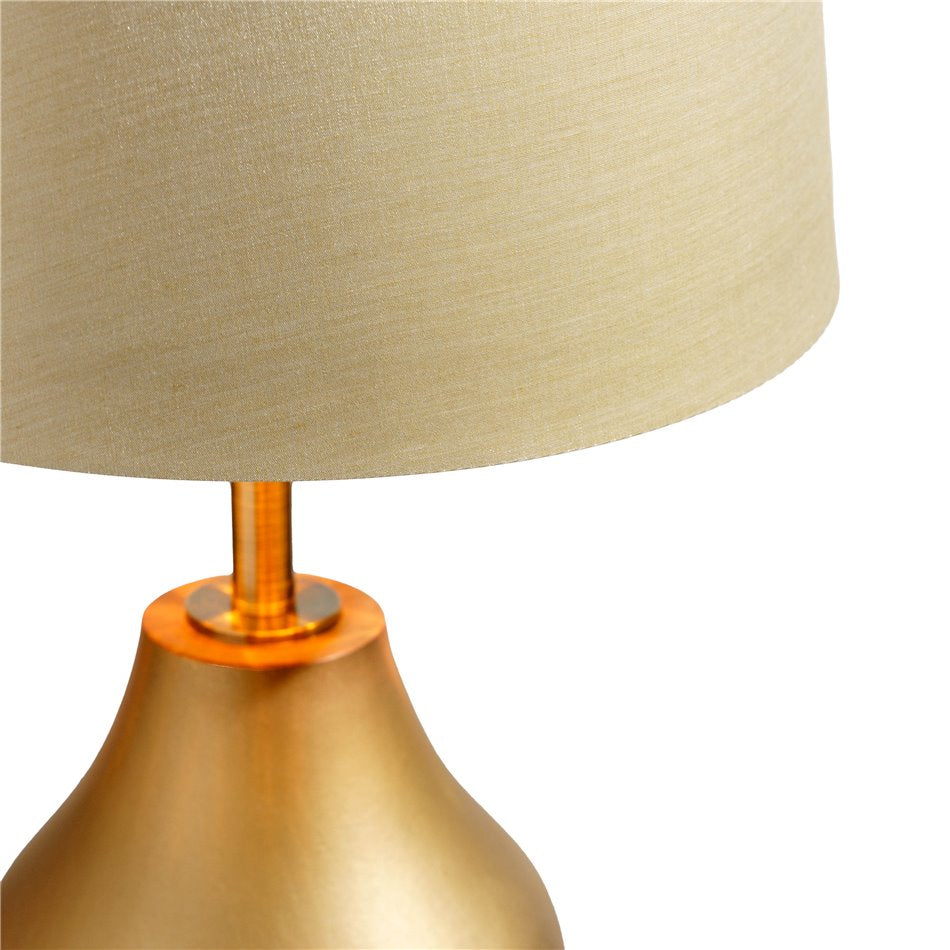 Floor lamp Narros gold, H89cm, D25cm, E27 60W(MAX)