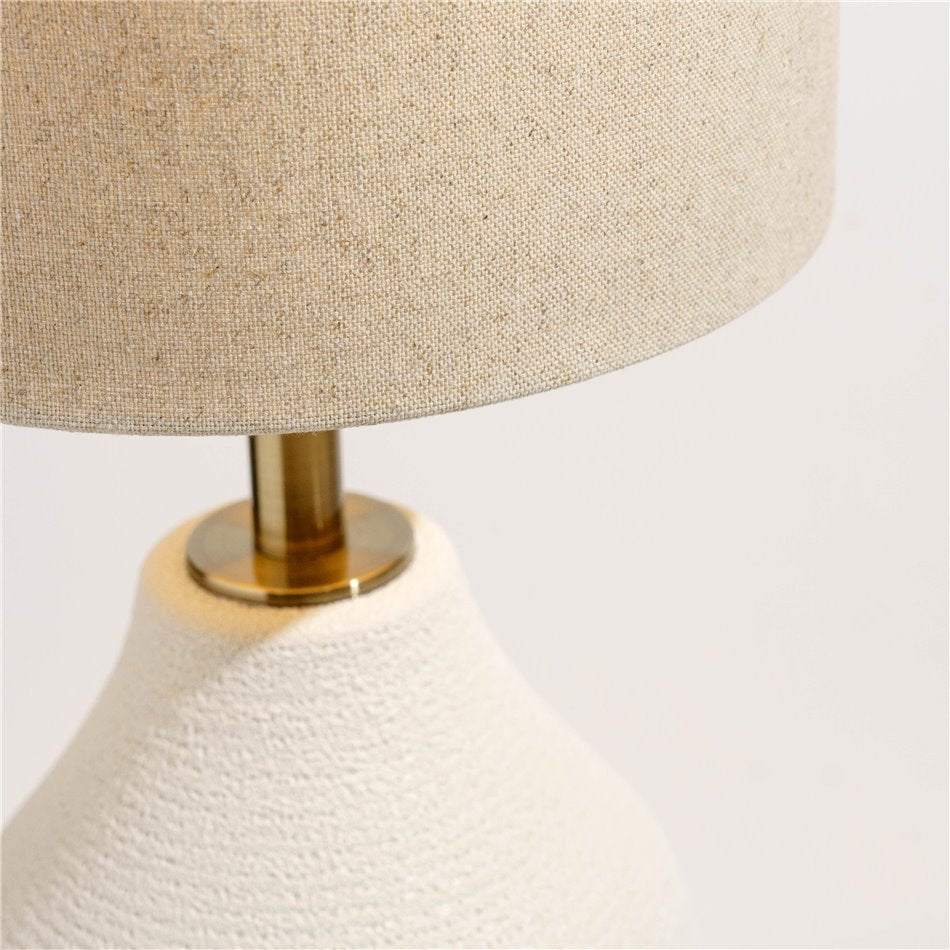Floor lamp Narros white, H76cm, D22cm, E27 60W(MAX)