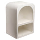 Bedside table Soleya, white, MDF, H55x40x30cm
