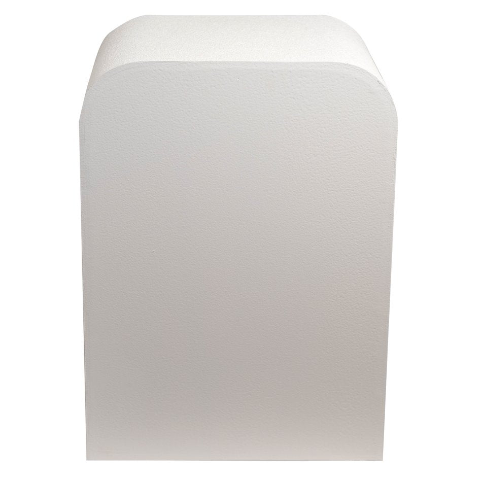 Bedside table Soleya, white, MDF, H55x40x30cm