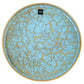 Diner plate Scratch Blue, brown/blue, porcelain, D26.5cm H2.6cm