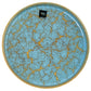Plate Scratch Blue, brown/blue, porcelain, D20cm H2.3cm