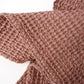 Cotton towel 50x100cm, brown, 360g/m2