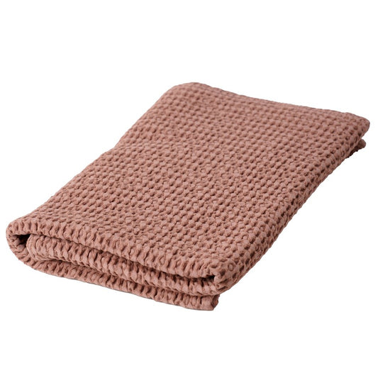 Cotton towel 70x140cm, brown, 360g/m2