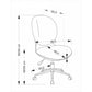 Horion Adjustable Office Chair – White and Pink Fabric, Modern Lightweight Design
