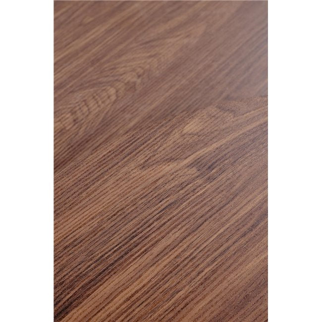 Hisela Coffee Table – Walnut MDF, Ø60×55 cm