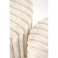Haido Pouf Set Cream-Gold – Small & Medium Steel-Polyester