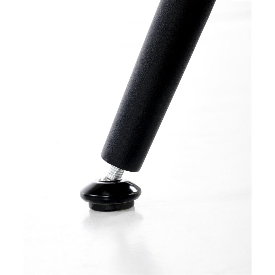 Armchair Hukon, grey, steel/polyester, H108x87x74cm, seat height 45cm