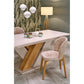 Extendable Dining Table – Cremona Oak & Cream Modern Design