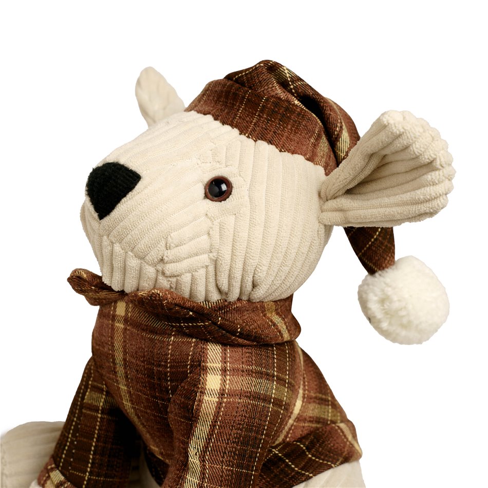 Rusty Dog Door Stopper Beige – 13 × 25 × 23 cm