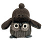 Owl Door Stopper Grey – 19 × 15 × 23 cm