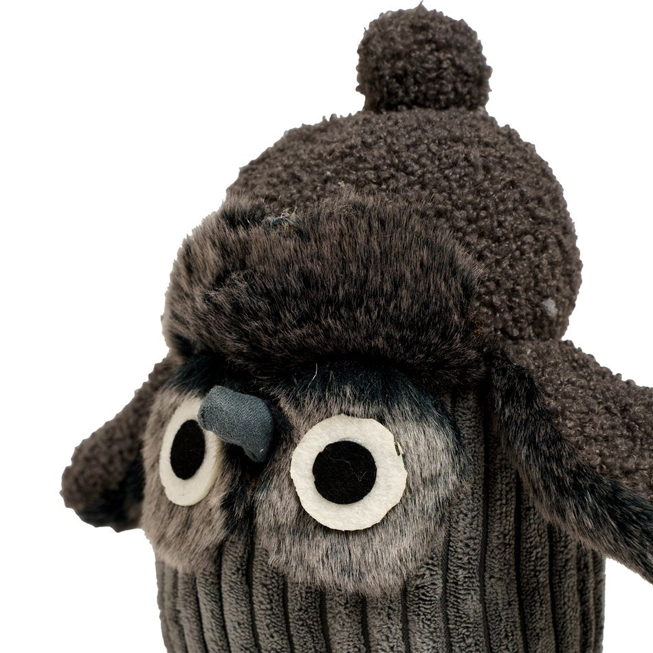 Owl Door Stopper Grey – 19 × 15 × 23 cm