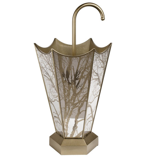 Silver Umbrella Stand – H65 × Ø33 cm
