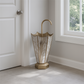 Silver Umbrella Stand – H65 × Ø33 cm