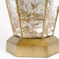 Golden Umbrella Stand – H65 × D33 × Ø33 cm