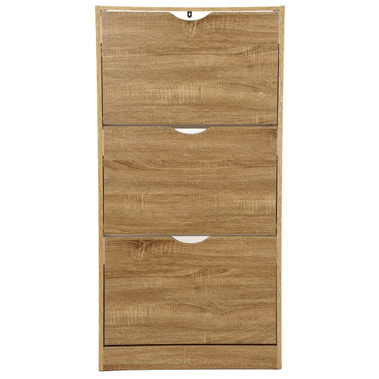 Shoe cabinet Chaus, natural, H119.5x60x23cm