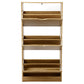 Shoe cabinet Chaus, natural, H119.5x60x23cm
