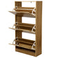 Shoe cabinet Chaus, natural, H119.5x60x23cm