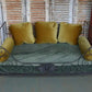 French Folding Iron Bed – Early 20Th Century Patinated Frame