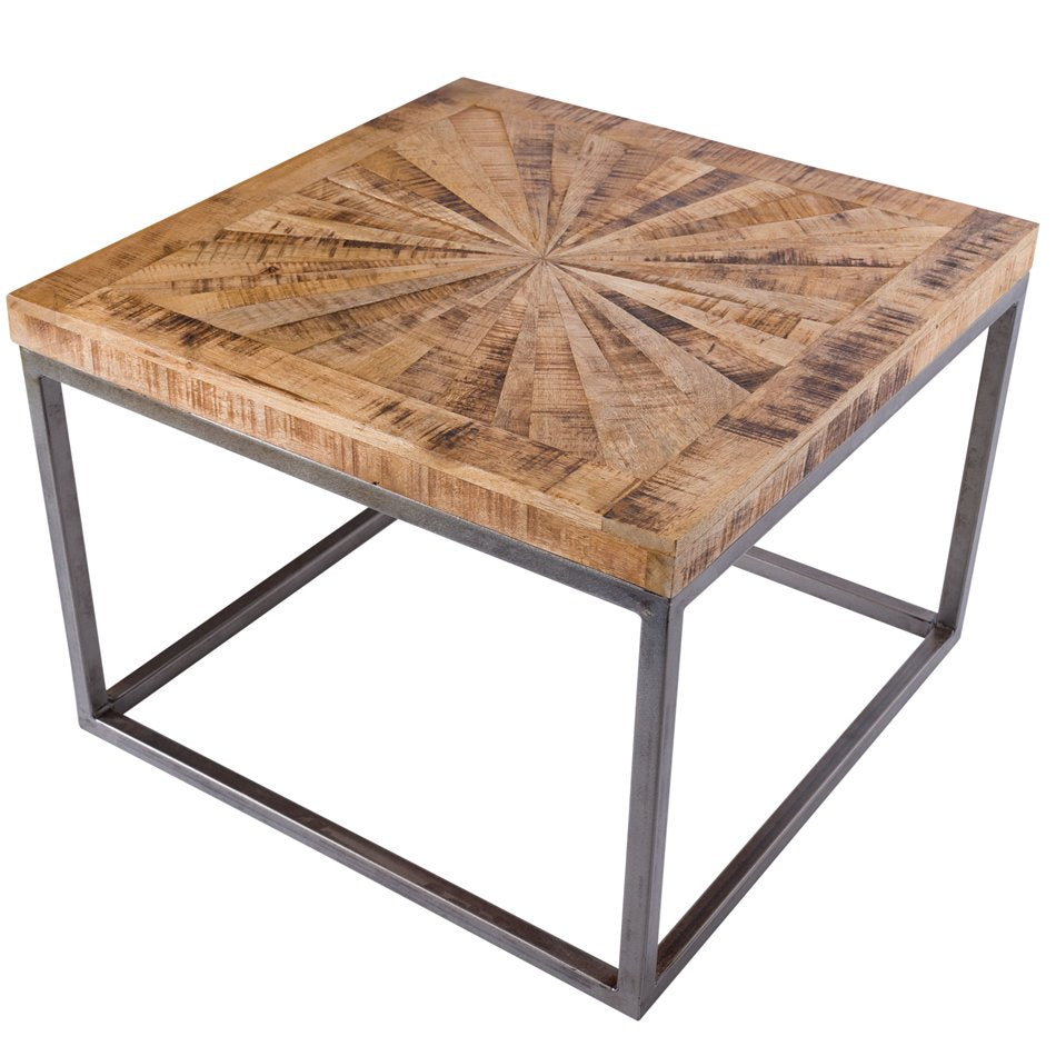 Mango Wood Coffee Table – Natural Modern Round Design