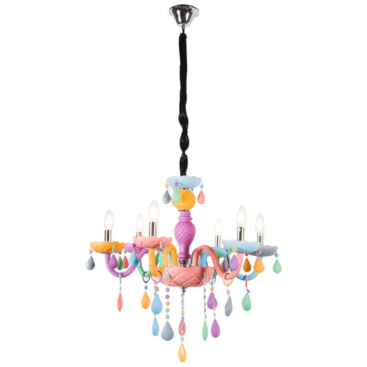 Chandelier Ylakiai, H75-115x45x65cm, E14x6 40W(MAX)