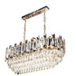 Pendant lamp Yarandilla 10, H32-90cm, 80x35cm, E14, 10x40W(MAX)