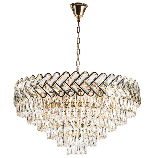 Pendant lamp Yardiny, H36-95cm D80cm, E14x15 40W(MAX)
