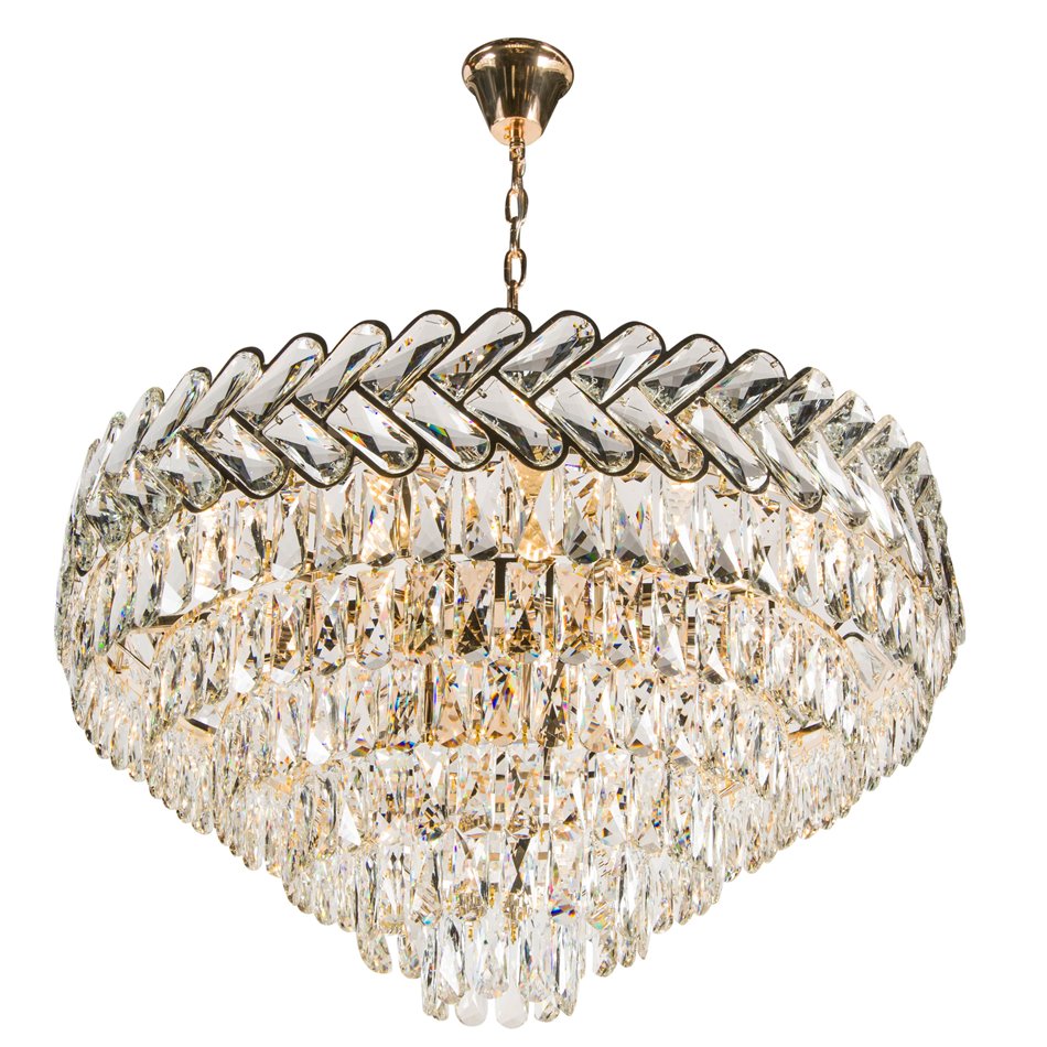 Pendant lamp Yardiny, H36-95cm D80cm, E14x15 40W(MAX)