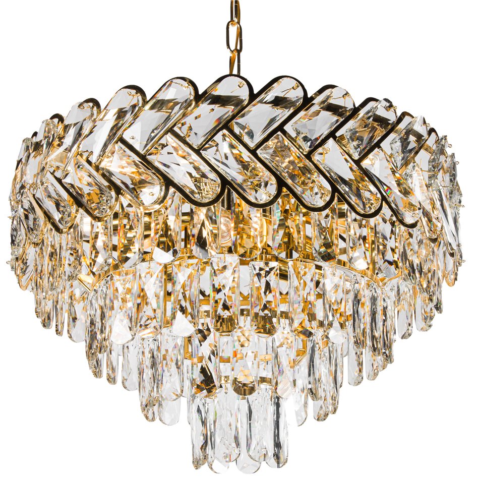 Pendant lamp Yardiny 500, H50-90cm, D50cm, E14x9 40W(MAX)