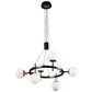 Pendant lamp I Izabelle, H74-115cm D76cm, G9 LED x6 35W(MAX)