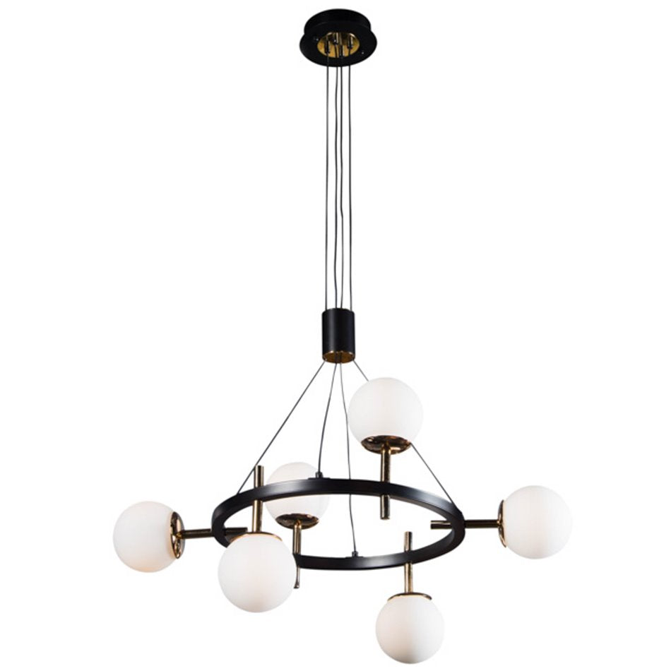 Pendant lamp I Izabelle, H74-115cm D76cm, G9 LED x6 35W(MAX)