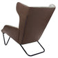 Armchair Dandy SK-15, green/brown, H91x125x75cm, seat height 40cm