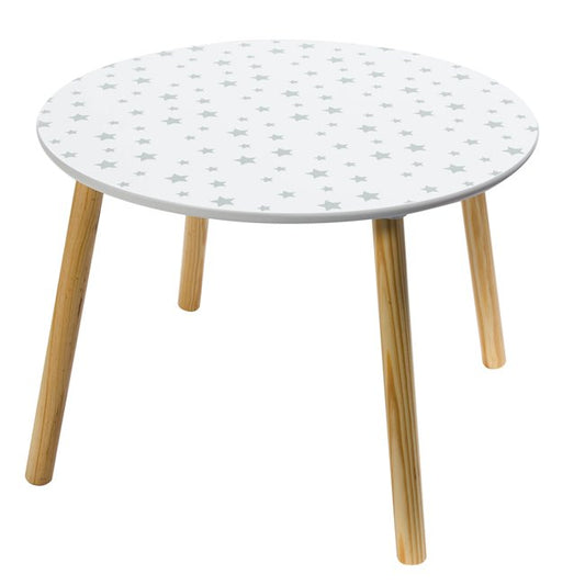 Children’s Round Table – White Wooden Activity Table
