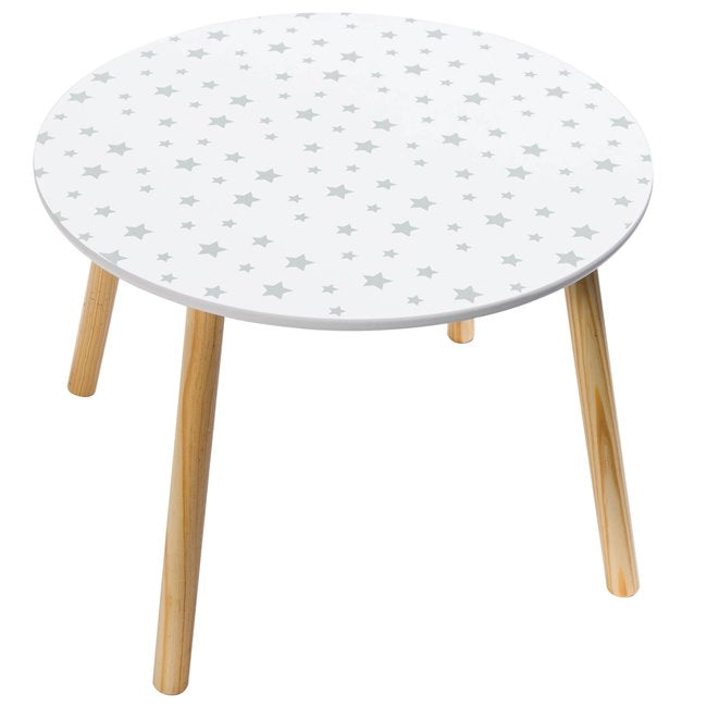 Children’s Round Table – White Wooden Activity Table