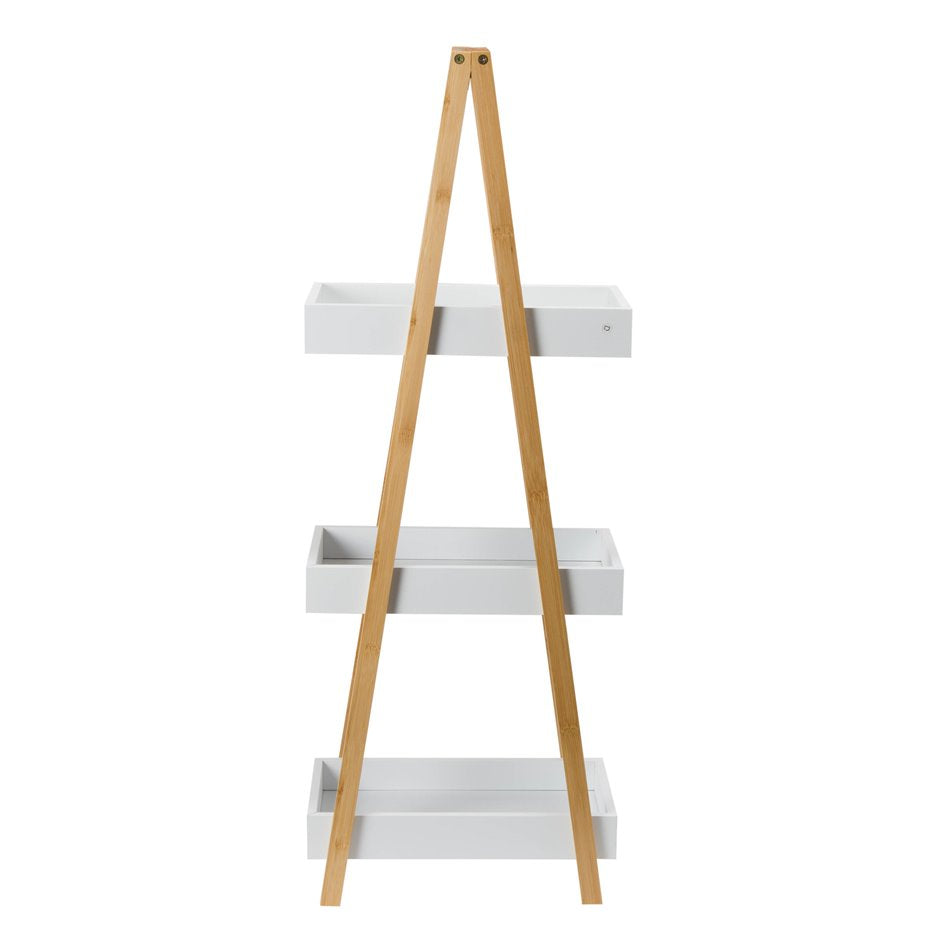 Shelf Caddy, 3 shelves, white, H82x30x18cm