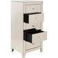 Chest of drawers Luxury Champagne, 5 drawers, spoguļvirsma, H111x51x43.5cm