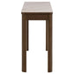 Authamp Console Table – Brown Marble Look Top with Oak Veneer & MDF