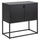 Sideboard Acevton, black, H80x82x40cm