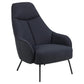 Armchair Atekso, dark blue, H98x73x92cm, seat height 40cm
