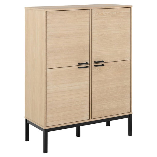 Cabinet Akensington, natural color, H120x91x40cm