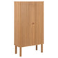Cabinet Angley, natural color, H145x80x40cm