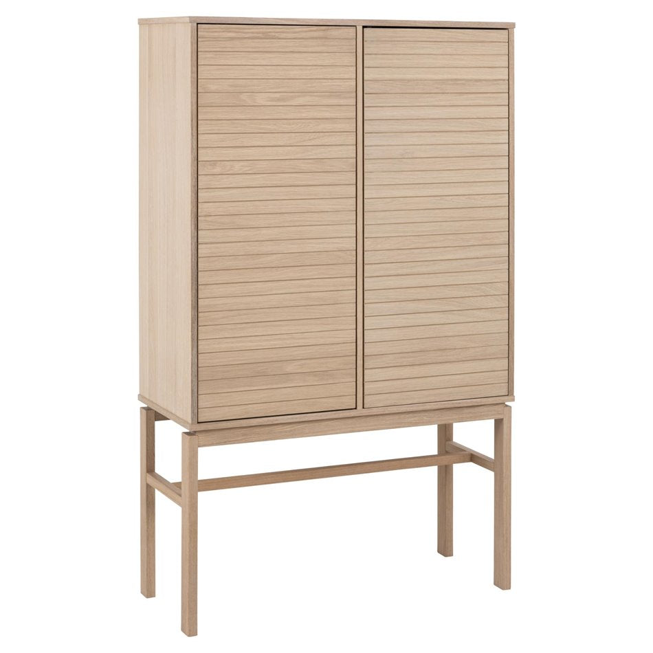 Cabinet Alinley, natural color, H150x90.8x40cm