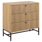 Chest of drawers Albany, natural color, H80x81x40cm