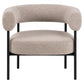 Armchair Akfield, beige, H71x78.5x67.5cm, seat height 43.5cm